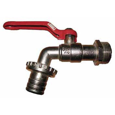TOP CHROME Faucet 1/2", 170g. with metal handle TC Pentru furtun si maner de metal Top Chrome - scule electrice si unelte profesionale - BricoMart