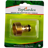 TOP GARDEN Adaptor robinet 1” filet exterior alama TG Material: alama Material durabil care garantează o durată lungă de viață Conexiune cu fir extern Top Garden - scule electrice si unelte profesionale - BricoMart