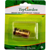 TOP GARDEN Adaptor robinet 1/2” filet exterior alama TG Material: alama Material durabil care garantează o durată lungă de viață Conexiune cu fir extern Top Garden - scule electrice si unelte profesionale - BricoMart