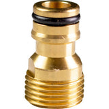 TOP GARDEN Adaptor robinet 1/2” filet exterior alama TG Material: alama Material durabil care garantează o durată lungă de viață Conexiune cu fir extern Top Garden - scule electrice si unelte profesionale - BricoMart