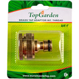 TOP GARDEN Adaptor robinet 3/4" - 1” filet interior alama TG Material: alama Material durabil care garantează o durată lungă de viață Top Garden - scule electrice si unelte profesionale - BricoMart
