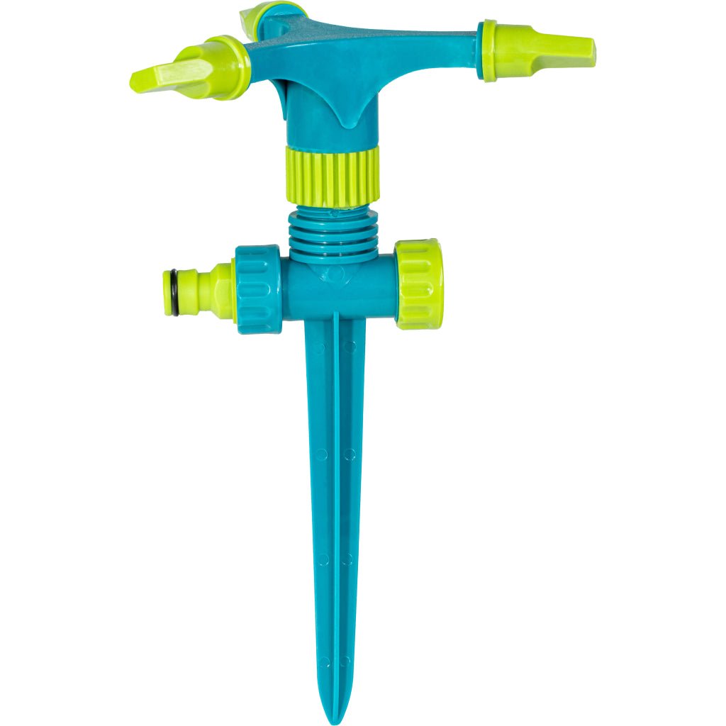 TOP GARDEN Aspersor rotativ cu 3 brate TG Duza reglabila Posibilitate de conectare in serie Top Garden - scule electrice si unelte profesionale - BricoMart