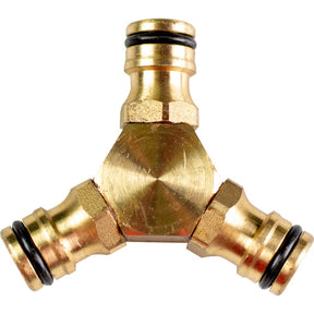 TOP GARDEN Conector alama 3 cai TG Conectare rapida la furtun Material: alama Top Garden - scule electrice si unelte profesionale - BricoMart