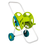 TOP GARDEN Derulator tambur pentru furtun cadru metalic si roti 45m TG Roti mari pentru deplasare usoara Top Garden - scule electrice si unelte profesionale - BricoMart