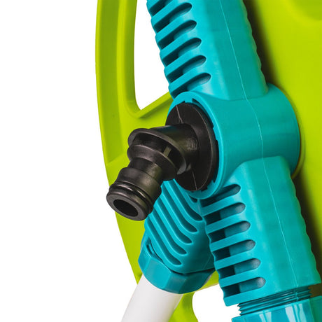 TOP GARDEN Derulator tambur pentru furtun cadru metalic si roti 45m TG Roti mari pentru deplasare usoara Top Garden - scule electrice si unelte profesionale - BricoMart