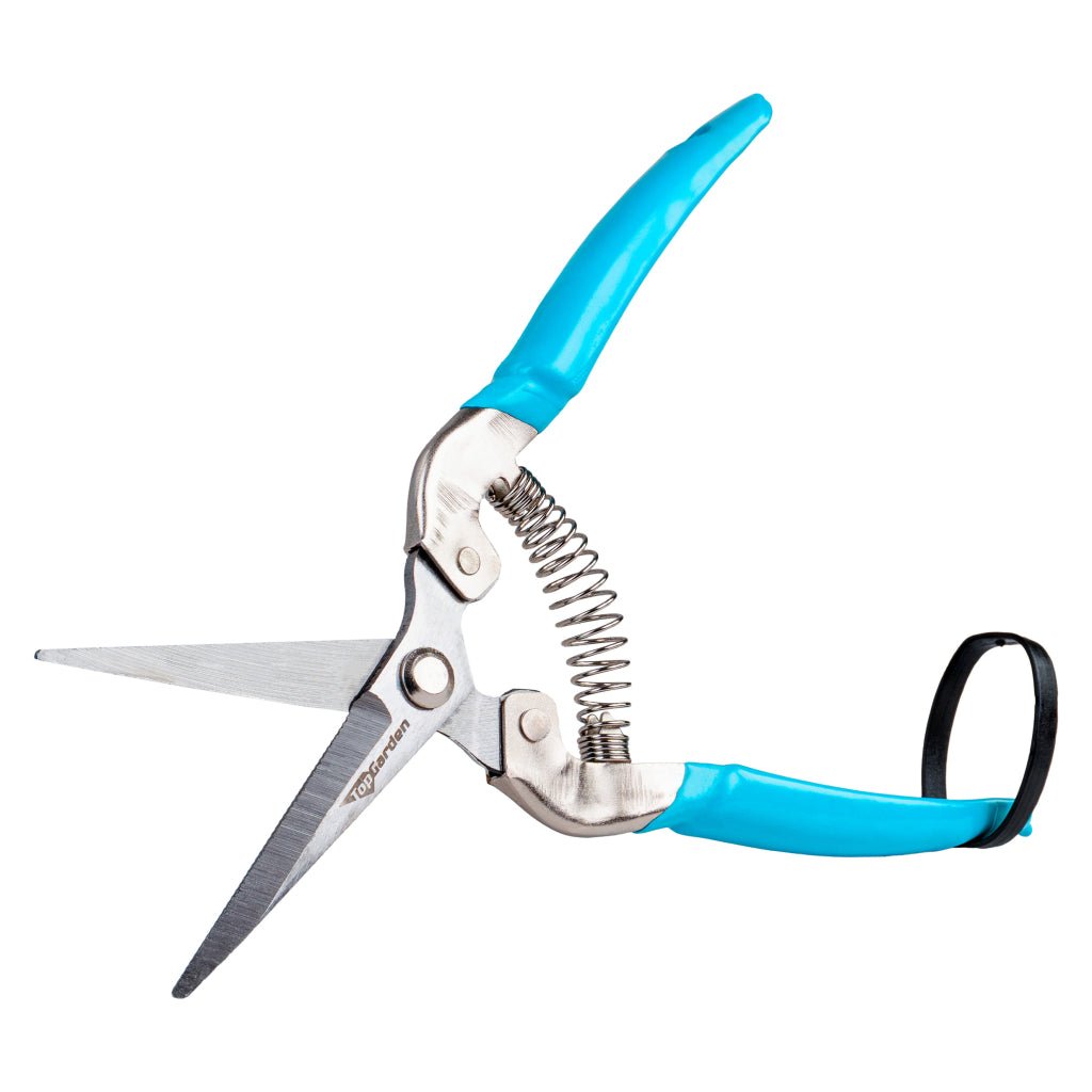 TOP GARDEN Foarfecă pentru flori Mini TG Lamele din oțel cu mangan oferă tăieturi precise și curate de tip bypass – concepute pentru a menține ascuțimea pe terme Top Garden - scule electrice si unelte profesionale - BricoMart