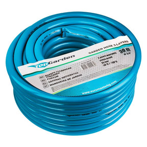 TOP GARDEN Furtun de gradina 3 straturi 3/4" 30m TG Extrem de flexibil în toate condițiile meteorologice de la - 10 ° C la + 50 ° C Pentru a - și spori durabilitatea, furtunul Top Garden - scule electrice si unelte profesionale - BricoMart