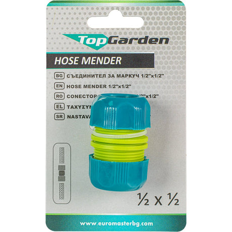 TOP GARDEN Mufa inadire furtun 1/2” TG Material: ABS Top Garden - scule electrice si unelte profesionale - BricoMart