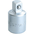 TOP MASTER PRO Adaptor 3/4"F x 1/2"M TMP Material: otel crom - vanadiu de inalta calitate Standard - DIN3123 Adaptor 3/4 "F la 1/2" M Top Master Pro - scule electrice si unelte profesionale - BricoMart