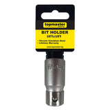 TOP MASTER PRO Adaptor biti 1/4 F X 1/4F Material: otel crom - vanadiu de inalta calitate Adaptor biti Top Master Pro - scule electrice si unelte profesionale - BricoMart
