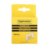 TOP MASTER PRO Capse tapiterie 10mm / set 1000pcs TMP Material: otel calit Top Master Pro - scule electrice si unelte profesionale - BricoMart