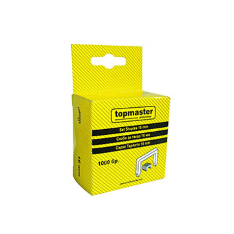 TOP MASTER PRO Capse tapiterie 8mm / set 1000pcs TMP Material: otel calit Top Master Pro - scule electrice si unelte profesionale - BricoMart