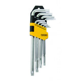 TOP MASTER PRO Chei imbus torx set 9pcs CR-V TMP Material: otel crom-vanadiu de inalta calitate Top Master Pro - scule electrice si unelte profesionale - BricoMart