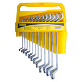 TOP MASTER PRO Chei inelar cotite 6 - 32mm set 12pcs CR - V TMP Material: otel crom - vanadiu de inalta calitate Sistem comod de depozitare Top Master Pro - scule electrice si unelte profesionale - BricoMart