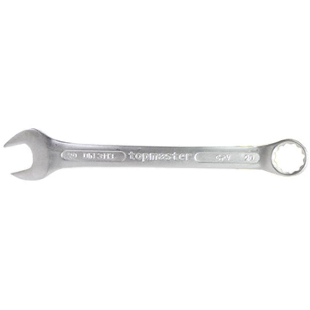 TOP MASTER PRO Cheie combinata 14mm CR - V TMP DIN 3113 Capatul cheii este inclinat cu 15 ° pentru lucru facil in spatii inaccesibile Material: otel crom - vanadiu de inalta cali Top Master Pro - scule electrice si unelte profesionale - BricoMart