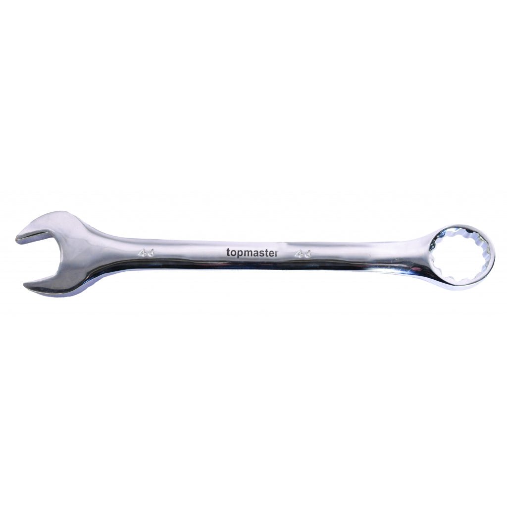 TOP MASTER PRO Cheie combinata 41mm CR - V TMP Capatul cheii este inclinat cu 15 ° pentru lucru facil in spatii inaccesibile Material: otel crom - vanadiu de inalta cali Top Master Pro - scule electrice si unelte profesionale - BricoMart