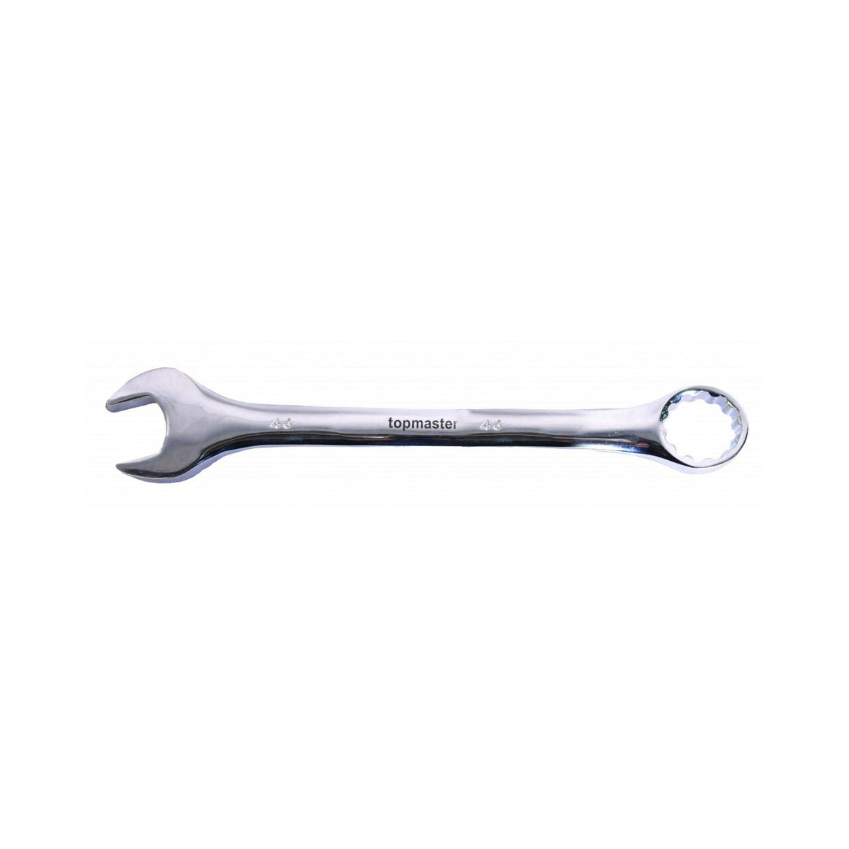TOP MASTER PRO Cheie combinata 46mm CR - V TMP Capatul cheii este inclinat cu 15 ° pentru lucru facil in spatii inaccesibile Material: otel crom - vanadiu de inalta cali Top Master Pro - scule electrice si unelte profesionale - BricoMart