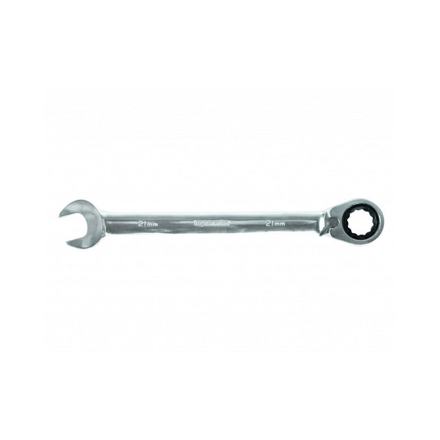 TOP MASTER PRO Cheie combinata cu clichet reversibil 24mm REVERS CR - V TMP Capatul cheii este inclinat cu 15 ° pentru lucru facil in spatii inaccesibile Material: otel crom - vanadiu de inalta cali Top Master Pro - scule electrice si unelte profesionale - BricoMart
