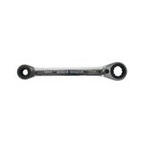 TOP MASTER PRO Cheie cu clichet 4 in 1 ,72T, 10x13,17x19 TMP Material: otel crom - vanadiu de inalta calitate presat la cald Acoperire anticoroziune crom - nichel Complet lustruit Top Master Pro - scule electrice si unelte profesionale - BricoMart