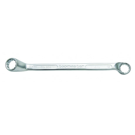 TOP MASTER PRO Cheie inelara cu cot 6х 7mm CR - V TMP DIN 838 Material: otel crom - vanadiu de inalta calitate Capetele cheii sunt indoite sub 70 ° pentru acces total in spatii dificil Top Master Pro - scule electrice si unelte profesionale - BricoMart
