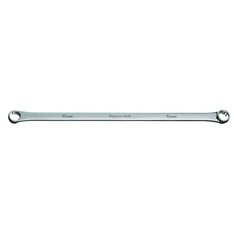 TOP MASTER PRO Cheie inelara lunga 18x19mm CR - V TMP Material: otel crom - vanadiu de inalta calitate Brat lung Top Master Pro - scule electrice si unelte profesionale - BricoMart