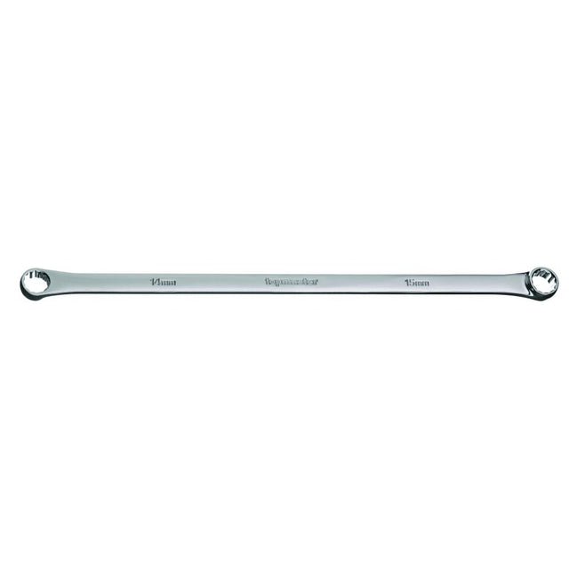 TOP MASTER PRO Cheie inelara lunga 18x19mm CR - V TMP Material: otel crom - vanadiu de inalta calitate Brat lung Top Master Pro - scule electrice si unelte profesionale - BricoMart