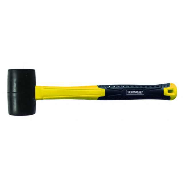 TOP MASTER PRO Ciocan cauciuc cu coada fibra 680g TMP Maner din fibra de sticla Top Master Pro - scule electrice si unelte profesionale - BricoMart
