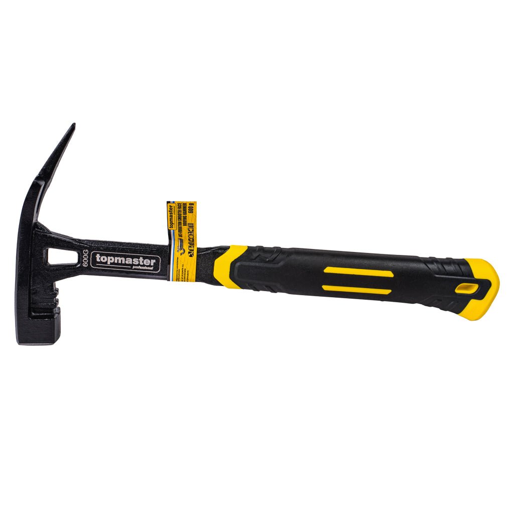 TOP MASTER PRO Ciocan pt acoperis cu maner antivibratie 600 G TMP Construcție monolitică din oțel, care asigură o durată lungă de viață și rezistență ridicată la deformare, cu design ant Top Master Pro - scule electrice si unelte profesionale - BricoMart