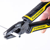 TOP MASTER PRO Cleste combinat 160mm TMP Pârghie mare - cu 35% mai puțin efort decât modelul standard Material:Cr-Ni Top Master Pro - scule electrice si unelte profesionale - BricoMart