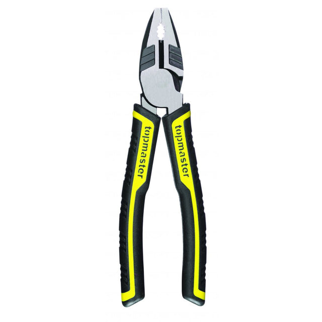 TOP MASTER PRO Cleste combinat 180 mm TMP Pârghie mare - cu 35% mai puțin efort decât modelul standard Material:Cr - Ni Top Master Pro - scule electrice si unelte profesionale - BricoMart