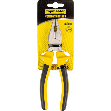 TOP MASTER PRO Cleste combinat 180mm CR - V TMP Material:otel crom - vanadiu Muchii calite prin inductie Top Master Pro - scule electrice si unelte profesionale - BricoMart
