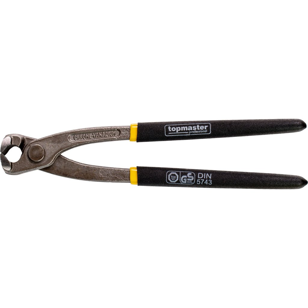 TOP MASTER PRO Cleste cuie lung 230mm CR - V TMP Muchii calite prin inductie Standard - DIN5743 Material: otel crom - vanadiu de inalta calitate Top Master Pro - scule electrice si unelte profesionale - BricoMart