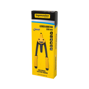 TOP MASTER PRO Cleste nituri pop 330mm manere lungi TMP Nituitorul cu levier este special conceput pentru a oferi o forță maximă de presiune cu un efort minim, datorită mecanis Top Master Pro - scule electrice si unelte profesionale - BricoMart