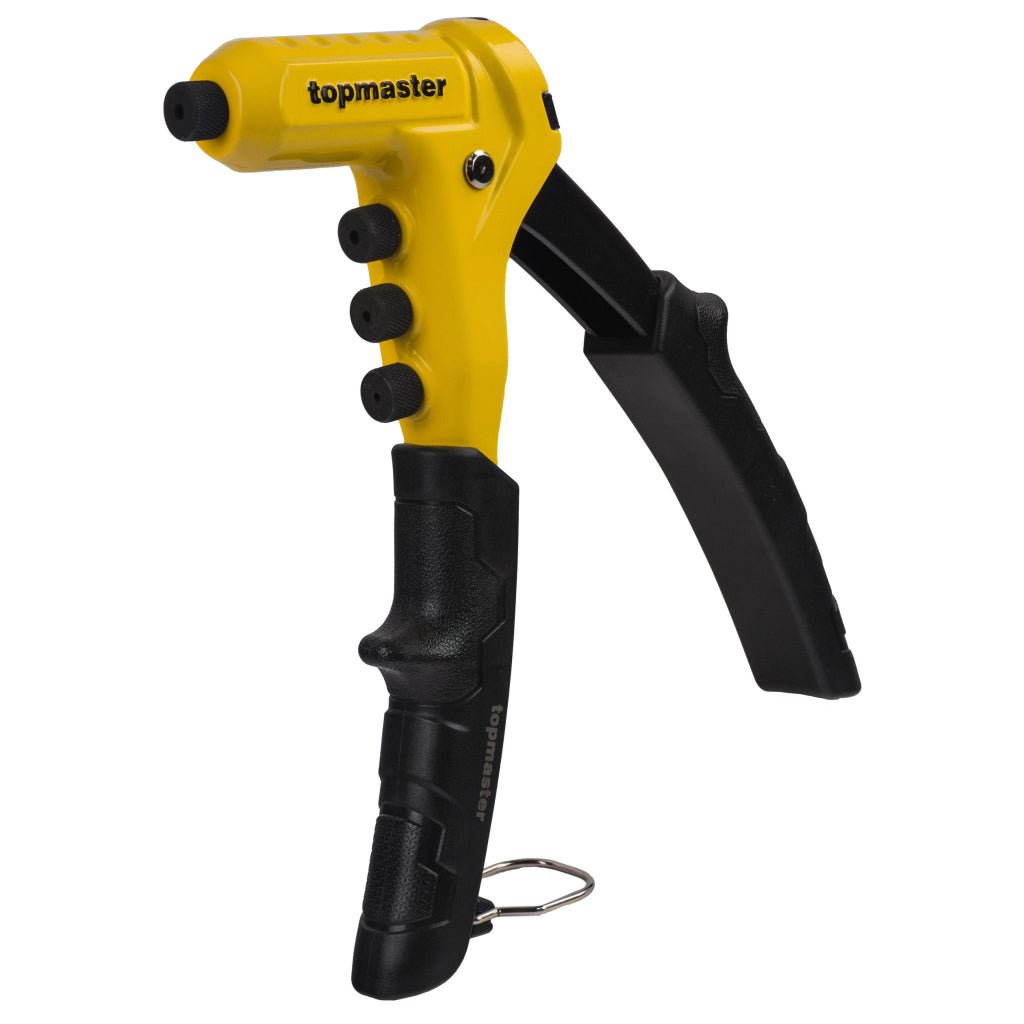 TOP MASTER PRO Cleste nituri pop heavy duty 3rd Gen 200mm TMP O caracteristică distinctivă a acestui model este cele trei fălci din oțel Cr - Mo. Acest tip de oțel este extrem de rezis Top Master Pro - scule electrice si unelte profesionale - BricoMart