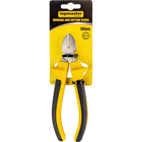 TOP MASTER PRO Cleste sfic 180mm CR - V TMP Material:otel crom - vanadiu calit Muchii calite prin inductie Maner ergonomic Top Master Pro - scule electrice si unelte profesionale - BricoMart