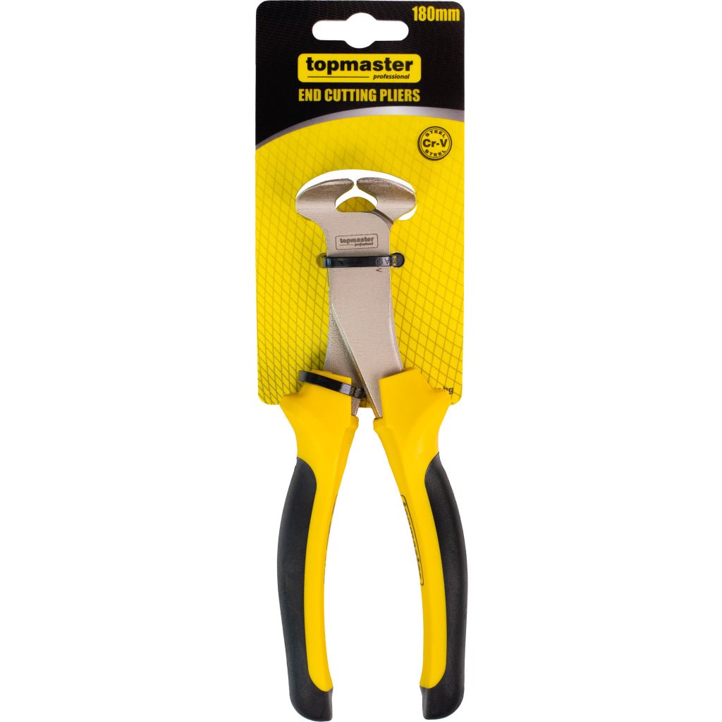 TOP MASTER PRO Cleste sfic taiat fata 180mm CR-V TMP Material:otel crom-vanadiu calit Muchii calite prin inductie Maner ergonomic Top Master Pro - scule electrice si unelte profesionale - BricoMart