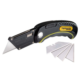 TOP MASTER PRO Cutter multifunctional Aluminiu , lame trapezoidale TMP Corp din aluminiu usor Schimbare usoara a lamei Top Master Pro - scule electrice si unelte profesionale - BricoMart