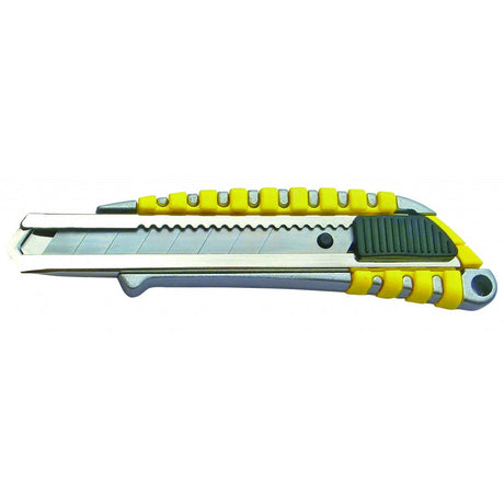 TOP MASTER PRO Cutter multifunctional - corp metalic 18mm TMP Corp din aluminiu Schimbare rapida si usoara a lamei Top Master Pro - scule electrice si unelte profesionale - BricoMart