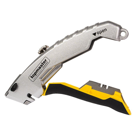 TOP MASTER PRO Cutter multifunctional cu 5 lame trapezoidale TMP Muchiile triple de taiere asigura o taiere mai agresiva si mai precisa Lama ofera pana la 50% ascutire suplimentara pent Top Master Pro - scule electrice si unelte profesionale - BricoMart