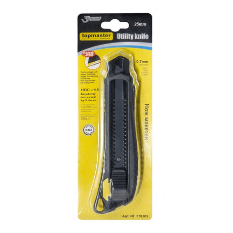 TOP MASTER PRO Cutter multifunctional SK2 25 mm TMP Lama din oțel SK2 cu 40% mai groasă decât lamele standard Tehnologia de ascuțire cu laser (HRc> 65) oferă o rezistență d Top Master Pro - scule electrice si unelte profesionale - BricoMart