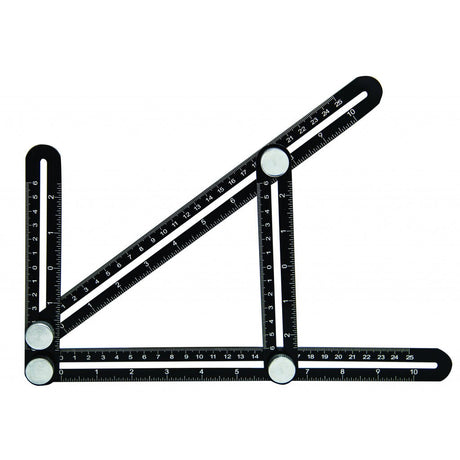 TOP MASTER PRO Echer replicare unghiuri 4 segmente Al TMP Sablon copiere unghiuri Construit din aluminiu Top Master Pro - scule electrice si unelte profesionale - BricoMart