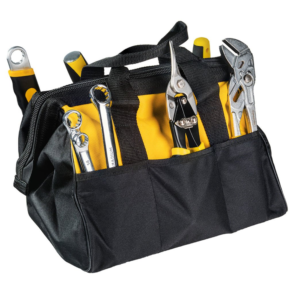 TOP MASTER PRO Geanta scule TMP Material usor, rezistent si impermeabil Inchidere cu fermoar larg si robust Top Master Pro - scule electrice si unelte profesionale - BricoMart