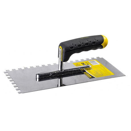 TOP MASTER PRO Gletiera 280 x 130 mm cu dinti 10x10 TMP Material:otel inoxidabil. Maner in doua straturi pentru prindere mai buna Top Master Pro - scule electrice si unelte profesionale - BricoMart