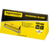TOP MASTER PRO Lama de gletuire 250 mm TMP Oțel inoxidabil de 0,3 mm Mâner din PVC confortabil și ergonomic Lame înlocuibile Top Master Pro - scule electrice si unelte profesionale - BricoMart