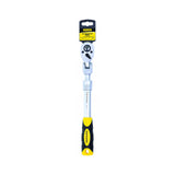 TOP MASTER PRO Maner clichet 1/2" 72 extensibil 150 - 200mm articulat TMP Cap pivotant Maner bi - material pentru o mai buna prindere Material: otel crom - vanadiu de inalta calitate Brat telescopic Top Master Pro - scule electrice si unelte profesionale - BricoMart