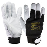 TOP MASTER PRO Mănuși de asamblare PG1, marime 11 TMP Material moale și elastic din piele de capră pe palme Mobilitate ridicată a degetului mare și a celui arătător Varfurile Top Master Pro - scule electrice si unelte profesionale - BricoMart