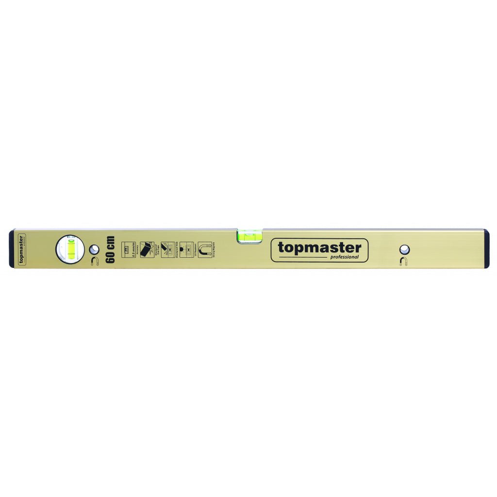 TOP MASTER PRO Nivela aluminiu magnetica 2 bule 1500mm TMP STARK Corp consolidat Corp din aluminiu Suporturi magnetice Top Master Pro - scule electrice si unelte profesionale - BricoMart