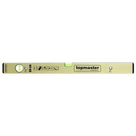 TOP MASTER PRO Nivela aluminiu magnetica 2 bule 600mm TMP STARK Corp consolidat Corp din aluminiu Suporturi magnetice Top Master Pro - scule electrice si unelte profesionale - BricoMart