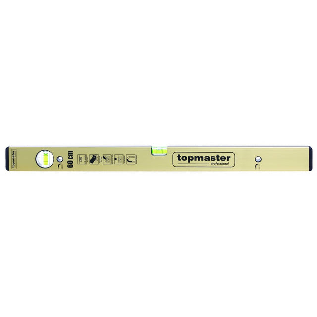 TOP MASTER PRO Nivela aluminiu magnetica 2 bule 600mm TMP STARK Corp consolidat Corp din aluminiu Suporturi magnetice Top Master Pro - scule electrice si unelte profesionale - BricoMart