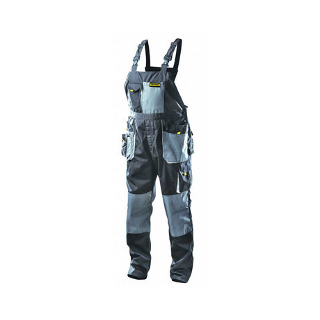 TOP MASTER PRO Pantalon cu pieptar TMP M Buzunare multifuncționale Țesătură armată pe genunchi Buzunar pentru tampoane Banda reflectorizantă Reglarea suplimentar Top Master Pro - scule electrice si unelte profesionale - BricoMart